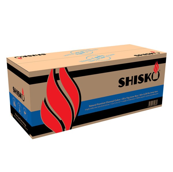 SHISKO premium Naturkohle | 26mm | 20kg